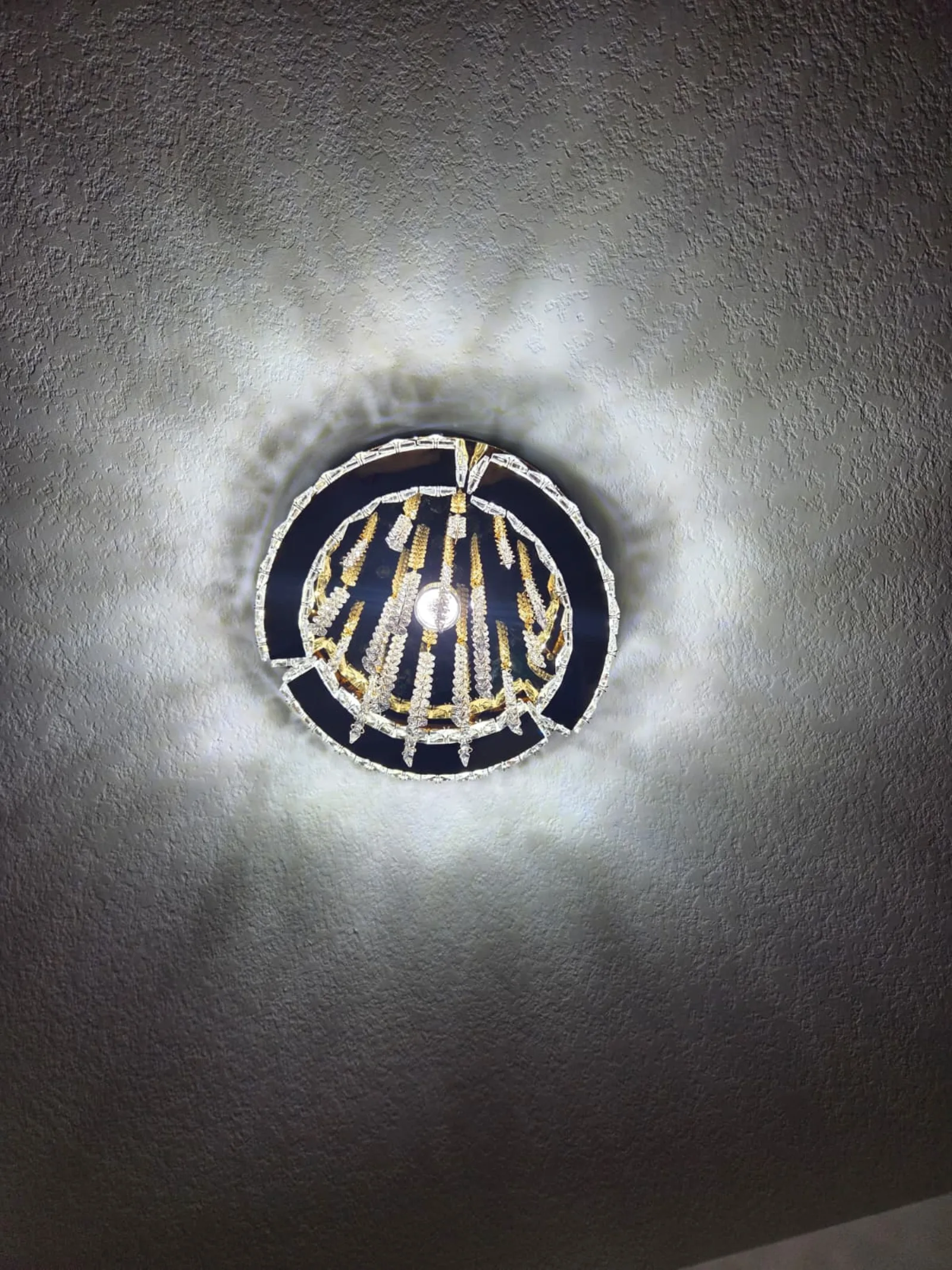 Elegant statement lighting fixture, Calgary interior